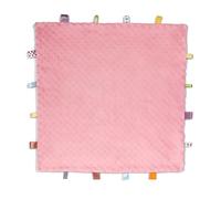 Fidget Blanket for Adults with Dementia, Sensory Mat for Alzheimers Patients, Dementia Activites for Senior (Pink, Square - 60 * 60 cm / 23.6 * 23.6 inch)