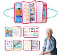 Fidget Blanket for Dementia | Dementia Activities for Seniors | Alzheimer's Products Multi-Use Busy Sensory Board | Sensory Blanket | Helps with Alzheimer’s, Dementia, Asperger’s, Autism, Anxiety