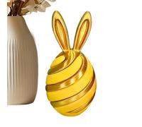 Fidget Bunny Egg Toy - Rabbit Sphere, 150ml Globe For Study Desks, Passthrough Sculpture With Hidden Ears, Tableware, Tapping Orb For Concentration, Focus And Tactile Calming