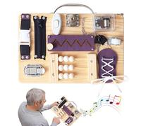 Fidget Busy Board for Adults with Dementiam Activities for Seniors, Calming Activities and Games for Autism Sensory Products, Assistance Products Elderly Patients, Gift Toys for Alzheimers Autism