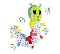 LAMAZE Fidget Caterpillar, Newborn Baby Toy, Bendable Body and Chime, Sensory Toy for Babies, Boys and Girls from 0-6 Months