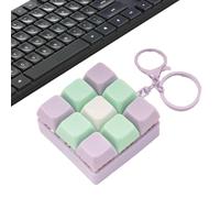 Fidget Clicker Toy - Detachable Keychain Sensory Sound Device for Stress Relief | Compact ABS Body with Mechanical Press Button Design, Portable Clip Attachment for Bag Backpack Travel Use