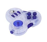Fidget Controller Pad Cube Stress Relief Anti Anxiety Hand Toy Portable Lightweight Massage Fingers Relaxation for Adults Kids Office Travel ABS Material 7x7x2cm
