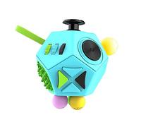 Fidget Cube,12 Age 14+ Sided Cube Finger Toy with 12 Fidget Functions, Stress & Anxiety Relief Fidget Toy Killing Time Office Classroom Toy Gift for Children Adults Teens ADD ADHD OCD