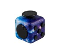Fidget Cube-Sensory Cube for Stress Anxiety Relief 6 Different Functions Finger Cube for Adults Office Classroom Home Killing Time(Starry Sky)