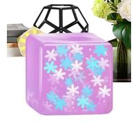 Fidget Cube Toy - Square, Soft and Bright, Fun Party Gift with Snowflake Pattern for Squeeze Play, Soft Cube Toy with Durable Material, Stress Relief Toys for Family