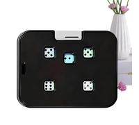 Fidget Dice Toys - Desktop Dice Spinner Game Props, 3.74x2.95 Inch Flat Geometric Mass Displacement System, Integrated Numerical Tactile Safety Fixation Component, Opaque High-Density Rigid St