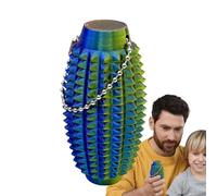Fidget Dragon - Novelty Key Pendant,3D Printed Portable Fidget Charm for Stress Reduction Adults Kids Executive Desk Bag Home