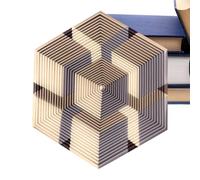 Fidget Hexagon, Sensory Tool, Silent Spin Technology, Desktop Concentration Aid, Ergonomic Pocket Item, Office Work Gadget, Cool Modern Toy Kids Teens Adult