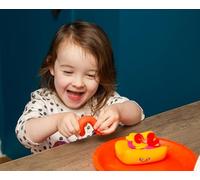 Fidget Hot Dog Squishy Toy, Buildable Stress Relief Fidget, 6 Soft Textured Pieces, Ages 3+ - 1 SUPPLIED