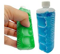 Fidget Ice Packs from Kool Fingers - Ice Gourd | Prevent finger blisters from playing guitar, cello, or from touching hot surfaces | 2-pack blue/green