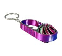 Fidget Key Chain, 3D Printed Double Spiral Decor, Stress Relief Toy Keyring, Souvenir Accessory Backpack Women Men Kids Adults, Classroom Party School Office Teens Birthday