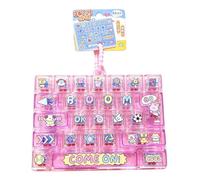 Fidget Keyboard 26-Key Cute Bag Charm Sensory Keyring Bag Charm