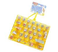Fidget Keyboard 26-Key Cute Sensory Bag Charm Toy Keychain