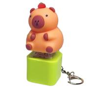 Fidget Keyboard Clicker, Cute Cartoon Capybara Fidget, 1.18 x 1.18 in Stress Reliever Sensory Toy, Portable Animal Pendant, Versatile Bag Charm Keychains for Kids and Adults
