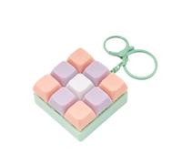Fidget Keyboard, Keyboard Fidget, Keychain Decompression Gift for Boys Girls While Away Time Easy to Carry, Ideal for Office and Study Environments (01)