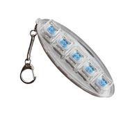 Fidget Keyboard Keychain, Dependable, 11.5x3.8cm, 5-Key Mini Keyboard, Portable Relaxation Toy, Compact Design, For Women Teens Friends Adults Home Travel