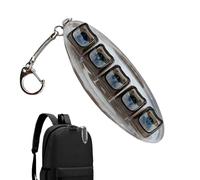 Fidget Keyboard Keychain, Dependable, 11.5x3.8cm, 5-Key Mini Keyboard, Portable Relaxation Toy, Compact Design, For Women Teens Friends Adults Home Travel