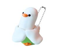 Fidget Keychain for Kids,Clicker Key Chain Cute Duck,Cartoon Fidget Keychain with Sound | for Adults Men Kids Students Backpack Purse Wallet Luggage Car Office School Birthday