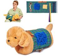 Fidget Muff and Blanket for Elderly | Fidget Blanket for Dementia | Dementia Products for Elderly | Gift and Activities for Seniors with Alzheimer’s or Dementia | Sensory Fidget Toys