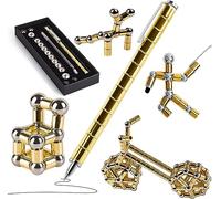 Fidget Pen - Gift for Teenager Boys Girls 8 9 10 11 12 13 14 Years Old - Magnetic Fidget Toy Hand Spinners Gift for Family Friend Mens Christmas Stocking Filler Gift (Gold)