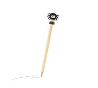 Fidget Pencil | Wooden Halloween Pencil Fidgets with Nut | Spinner Pen Silent Sensory Tool for Study Travel Adults School Library Office Waiting Room Home Boys Girls