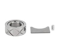 Fidget ring, finger ring stress game relief stress stress in stainless steel stainless stainlessness anxiety anxiety anxiety finger rod finger for the desktop