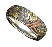 Fidget Ring Women's Rings Size 6 Key Rings Women Gothic Rings Women Rings for Women Set Spinner Rings for Women UK Engagement Rings for Women Moissanite Black Wedding Rings for Women