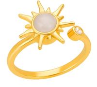 Fidget Rings for Anxiety Women, Adjustable Spinner Ring for Stress Relief, Rotatable Fidget Ring for Office Workers and Students, Gift for Stress Management in Public Places