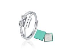 Fidget Rings For Anxiety Women,Adjustable with Spinner Ring,Thumb Twist Hope Ring,Can Relief Stress Calmi Mood Adhd Aids,for Womens Teen Girls Daughter Mother Ladies Kids Unusual Hug Gifts Jewellery