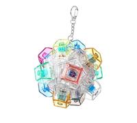 Fidget Sensory Keyboard Clicker | Realistic and Portable Luminous Keychains | Keyboard Fidget Clicker | for Adults Tote Bag Satchel Backpack Wallet Home Travel Office