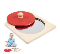 Fidget Sensory Toys - Wooden Learning Toys with Mirror, Anti-Stress Sensory for Boys, Parties, Classroom, Christmas Stockings, Easter, Travel and