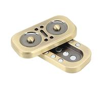 Fidget Slider, Anti-Stress Owl Design Fidget Slider Toy for Anxiety ADHD Focus, Gold Color, Silent Sensory Toy, Pocket-Sized, Gift for Kids Adults