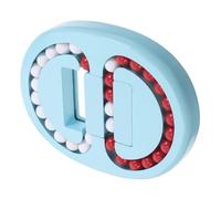 Fidget Slider Puzzle with Rotating Beans Tactile Sensory Fidget for Seniors and Anxiety Relief Compact Design for Home School Go Use