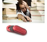 Fidget Slider Toy Metal Desk Magnetic Haptic Stress Reliever Ease Anxiety Unwind Breaks Provides Superior Hand Feel (Red)