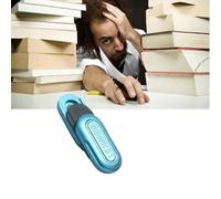 Fidget Slider Toy Metal Desk Magnetic Haptic Stress Reliever Ease Anxiety Unwind Breaks Provides Superior Hand Feel (Skyblue)