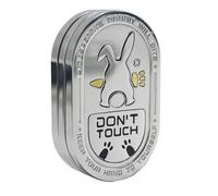 Fidget Slider Toy, Rabbit Push Slide, 1.98in Metal Clicking Sound Tool, Anti Stress Calming Design, Portable Compact Size for Men, Teens, Travel, Classroom, Kids, School, Relaxation