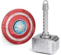 Fidget Spinner Hammer Hand Spinner Toys for Kids Adult, Metal Finger Spinner Two Modes Fidget Pack for Anxiety Stress Relief Focus, Birthday Halloween Filler