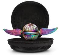 Fidget Spinner Kinetic Desk Toys for Stress Relief, Rainbow Metal Hand Power Fidget Ball Sensory Toy for Kid Adult, Fidget Toy Gift Cake Decoration Party Favor Small Gadget