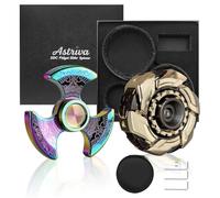 Fidget Spinner Metal Magnetic Silent Spinning Top EDC, Fidget Spinners Open Armor Anti Stress Finger Toys, Hand Toy for Adults Stress Relief, Focus & Concentration, 2 Packs
