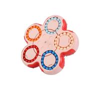 Fidget Spinner Toys Rotate Magic Cube Puzzle,Brain Teaser Sudoku Puzzles for Unisex-Children,Adults,Stress Relief Gifts,Learning & Education ,Pop Sensory Toys for Autistic Children(Red)