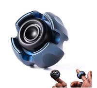 Fidget Spinners for Adults Metal EDC, Magnetic Fidget Spinner Rings with Relax Sounds for Adhd/Add/Autism Adults Magnetic Metal Toys Anxiety and Stress Relief Fidget Spinner Gift (Titanium Blue)