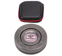 Fidget Spinning Toy Evil Pumpkin Round Lightweight Stress Relieving EDC Desk Toy for Office Workers and Students Alloy Material 4.7cm Portable Size with Storage Bag