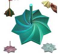 Fidget Star 3D Printed - Satisfying Articulated Sensory Toy for Stress Relief, Perfect Desk Toy & Gift Idea (Blue, Green & Orange)