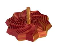 Fidget Star Spinner, Spiral Stress Reliever, 8.8x8.8x4.8cm, Desk Sensory Toy, Lightweight 3D Print, Addictive Twist Brain Trainer, For Kids, Teens, Office, Travel