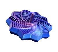 Fidget Star Toy, Optical Illusion Desk Decor, Calming Sensory Play With Relaxing Feature, Durable Classroom Accessory, Stylish Design Training Aid, Fun Party Favor For Teens & Adults