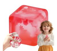 Fidget Stress Cube - Squeeze Sensory Toys, 1 Piece Tactile Block For Reduction, Clicking Controller With Silent Buttons, Wellness Supplies, Portable Puzzle For Classrooms, Planes And Labs