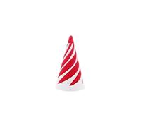 Fidget Swirl Pyramid Cone Stress Relief Toy Choose Your Favorite Color (White/Red)