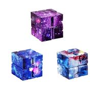 Fidget Toy 3pcs, Infinity Cube, Fidget Cube, Cube Fidget Toy, Toys Stress Anxiety Relief For Adults Kids Add Adhd Good Gift Killing Time And Fun Magic, Autism, Adults & Kids