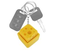 Fidget Toy - Cheese Shape Keyboard Clicker, Sensory Button Press Gadget with Tactile Feedback Sound Experience Fun Design, Repetitive Tap Stress Relief Function, Ideal for Classroom School Home Travel